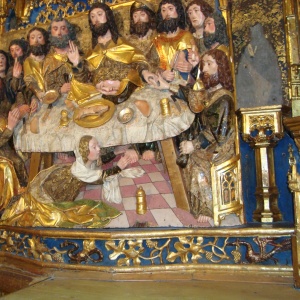 Detalles de un retablo.