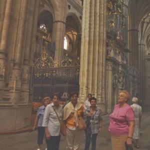En el interior de la Catedral.
